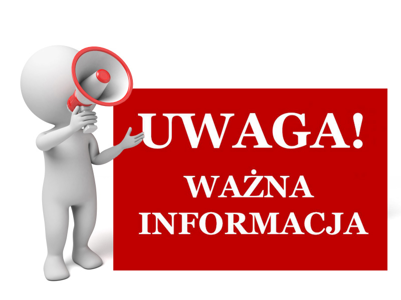 Zdjęcie artykułu WAŻNA INFORMACJA DLA INSTYTUCJI SZKOLENIOWYCH